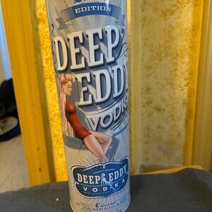 Limited Edition Canister of Deep Eddy Original Vodka 11.5 in tall